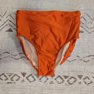Albion High-waisted Orange Bikini Bottom